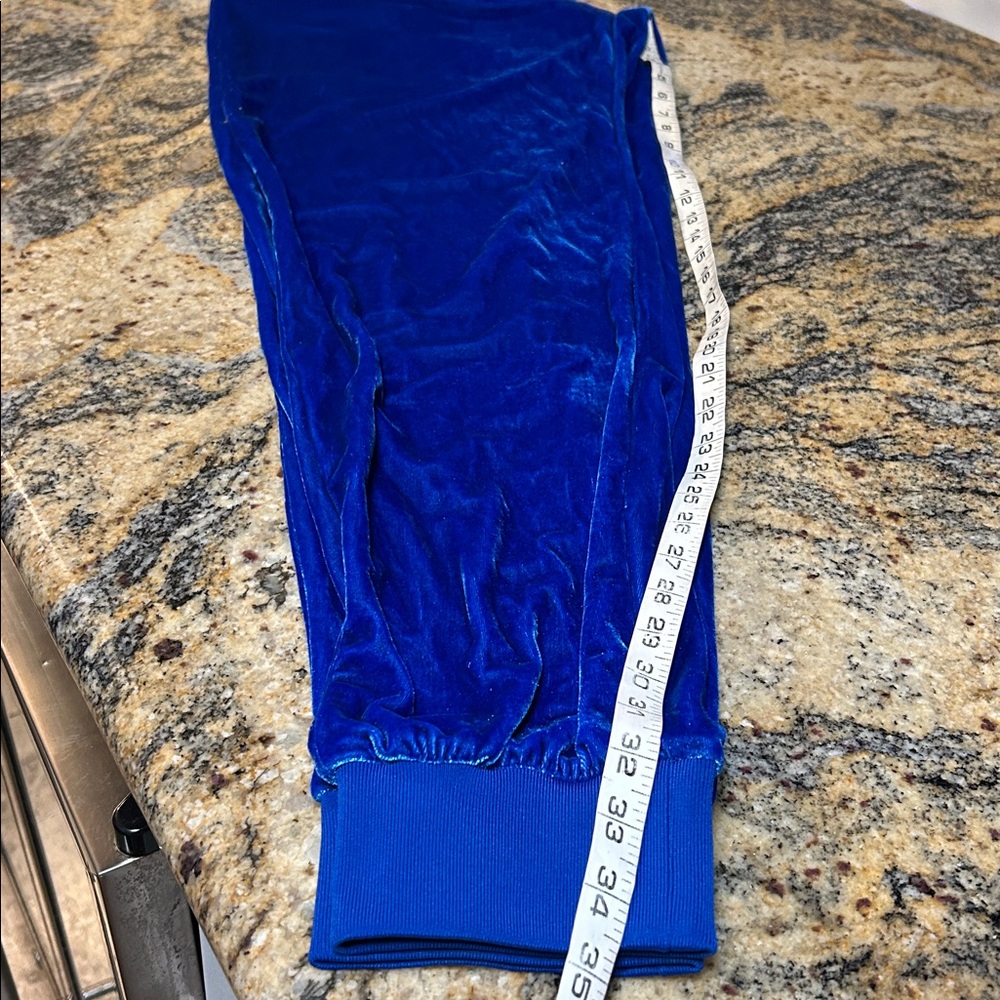 Death Row Records velvet velour joggers blue orange XXL - Picture 9 of 9